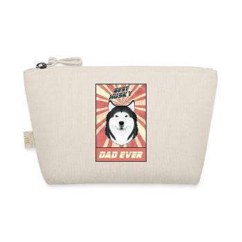 Best Siberian Husky Dad Ever I Husky Lover - Organic Pouch - nature - Front