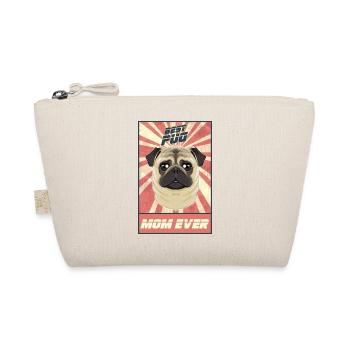 Best Pug Mom Ever I Pug Lover - Bio-Täschchen - Natur - Vorne
