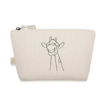 Girafe minimaliste design - Trousse biologique - nature - Devant