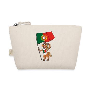Portuguese Fan Horse - Organic Pouch - nature - Front