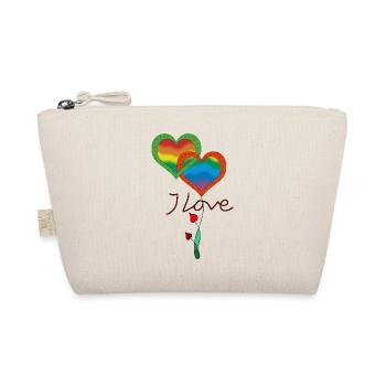 Heart - Organic Pouch - nature - Front