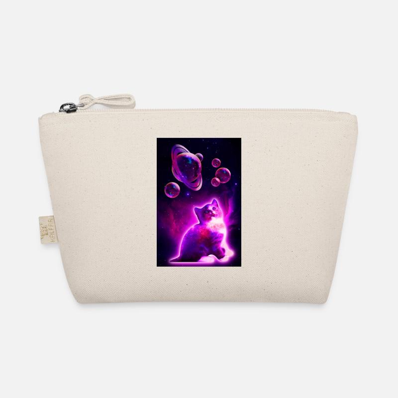 Space Bubble Kitty Bio-Täschchen