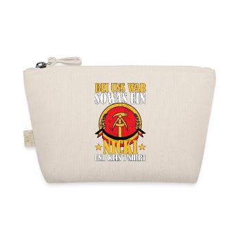 DDR Nicki Nostalgie Ostalgie Geschenk - Bio-Täschchen - Natur - Vorne