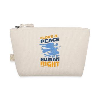 Human Rights Peace - Organic Pouch - nature - Front