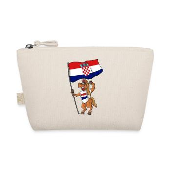 Croatian Fan Horse - Organic Pouch - nature - Front