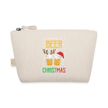I'm Dreaming Of A Beer Christmas Funny T-Shirts - Bio-Täschchen - Natur - Vorne