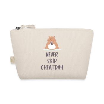 Never Skip Cheatday Hamster Pet Owner Animal Lover - Bio-Täschchen - Natur - Vorne