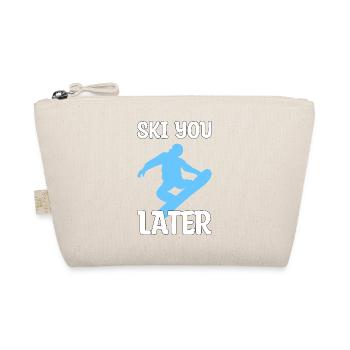 Skiez votre cadeau plus tard - Trousse biologique - nature - Devant