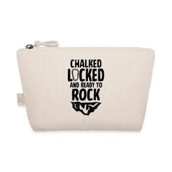 Chalked Locked And Ready To Rock Rock Climber Boul - Bio-Täschchen - Natur - Vorne