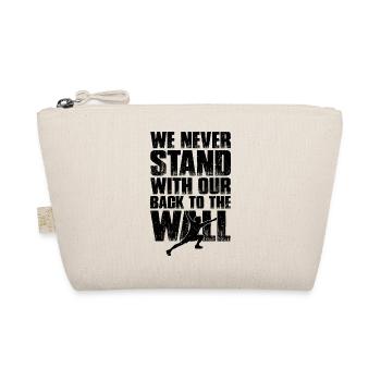 We Never Stand With Our Back To The Wall Mountaine - Bio-Täschchen - Natur - Vorne