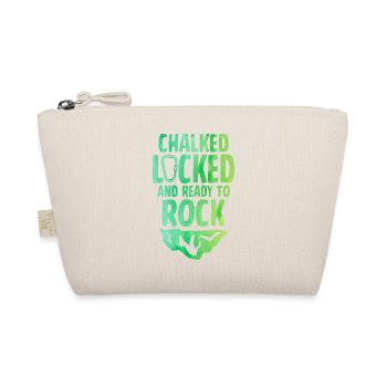 Chalked Locked And Ready To Rock Rock Climber Boul - Bio-Täschchen - Natur - Vorne