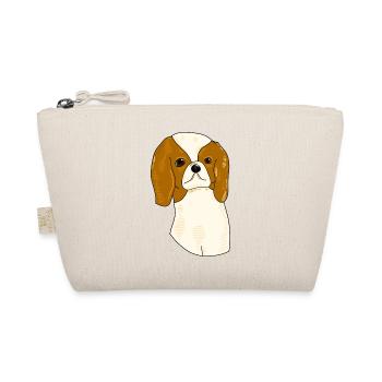 graphic dog design - Organic Pouch - nature - Front