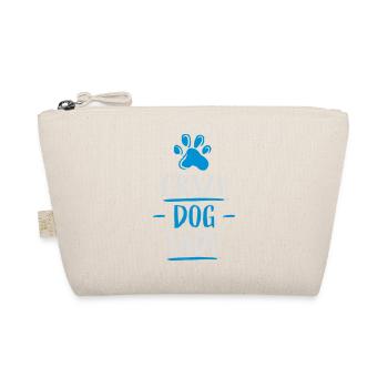 crazy dog lady quote - Organic Pouch - nature - Front