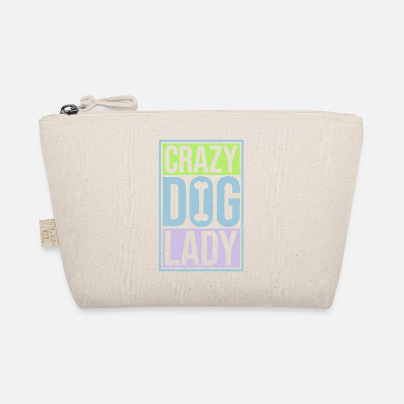 crazy dog lady Zitat Bio-Täschchen