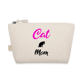 Cat Mom Cadeau noir - Trousse biologique - nature - Devant