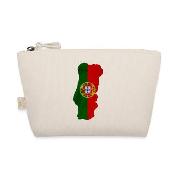 Drapeau du Portugal en forme de pays - Trousse biologique - nature - Devant