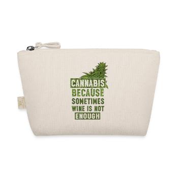 Cannabis because sometimes wine is not enough Bud - Bio-Täschchen - Natur - Vorne