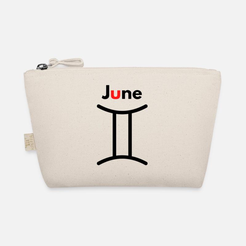 Month with its Astrological sign June/Gemini Organic Pouch