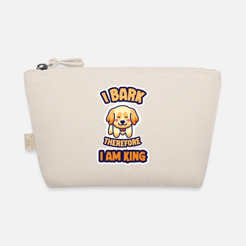 I Bark therefore i am king Organic Pouch