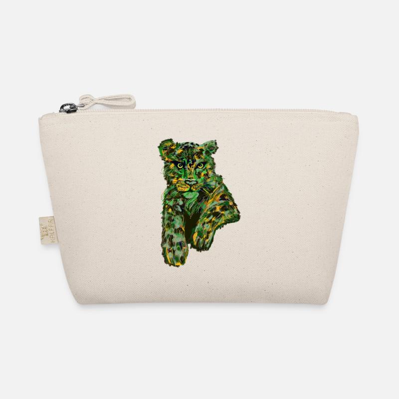 Leopard mal anders Bio-Täschchen