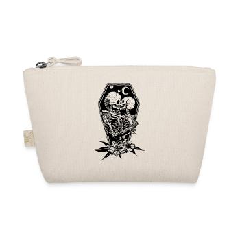 Coffin love skeletons - Organic Pouch - nature - Front