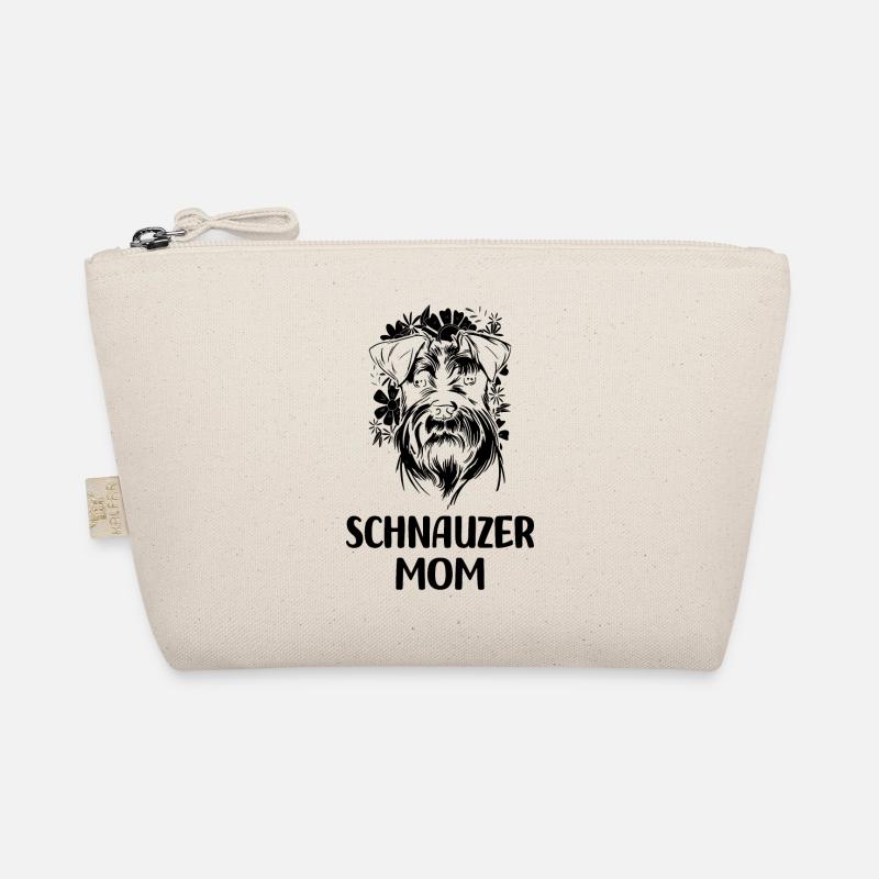 Schnauzer Hunde - Bio-Täschchen - Natur
