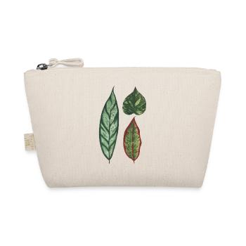 3 leaves Philodendron apoballis schismatoglottis - Organic Pouch - nature - Front