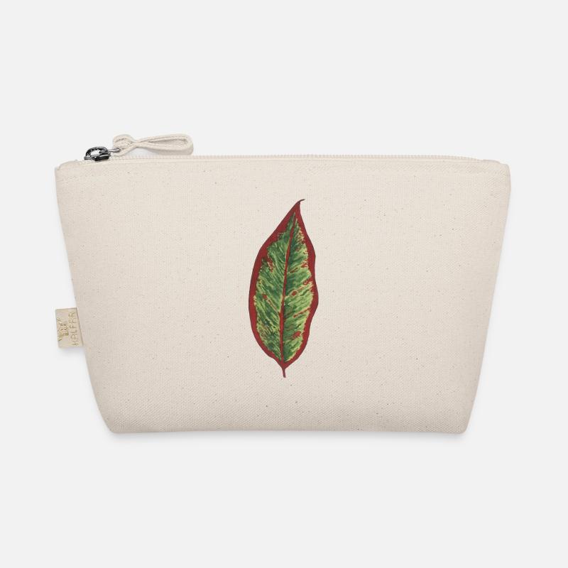 Philodendron leaf plantlover botany plants Organic Pouch