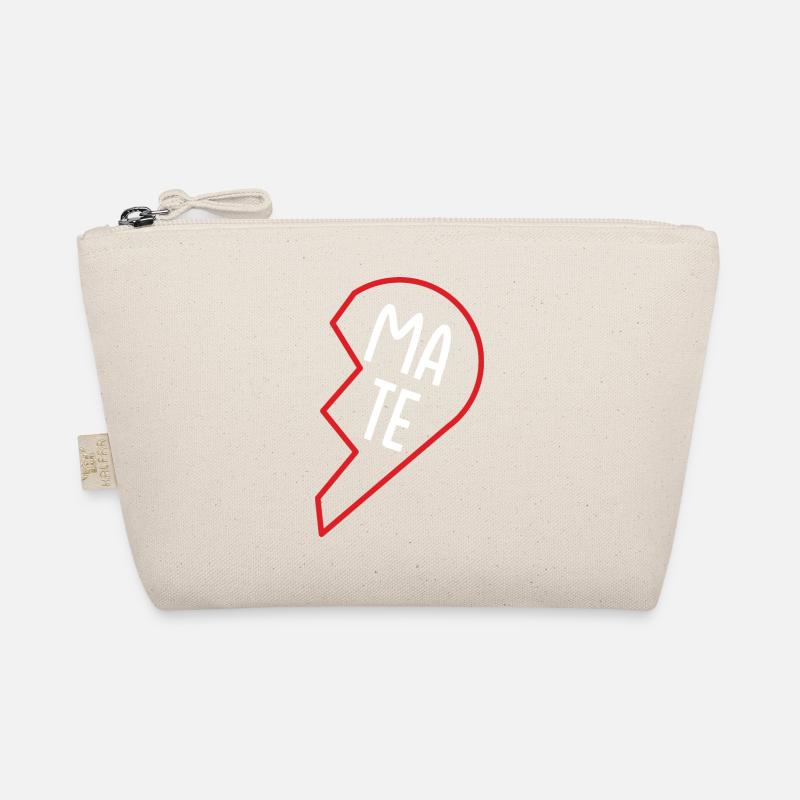 half heart (1/2) - Gift idea - Soulmate Organic Pouch