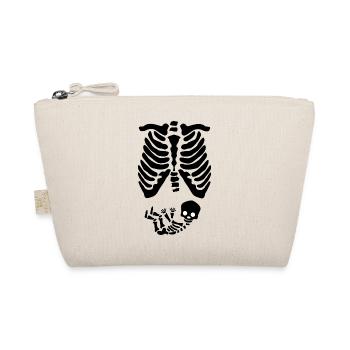 Pregnancy Pregnant Mother Baby Belly Parents - Organic Pouch - nature - Front
