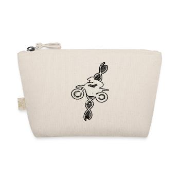 Motorcycle Motorcross Motorcyclist Motorcycle Fan - Organic Pouch - nature - Front