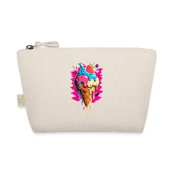Délicieux cône glacé de différentes saveurs - Trousse biologique - nature - Devant