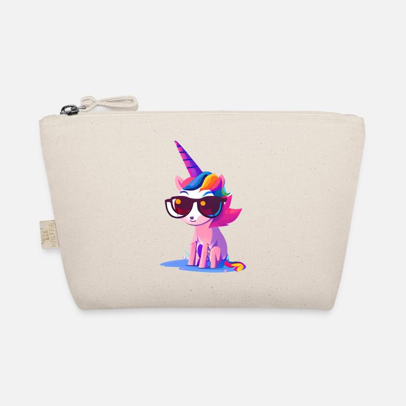 Einhorn Fabeltier Einhörner Unicorn Mädchen Bio-Täschchen