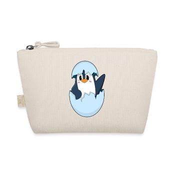 Pinguin Eierschale - Bio-Täschchen - Natur - Vorne