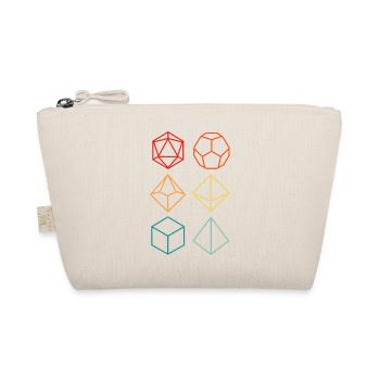 Donjon dragon - Set dés de jeux coloré silhouette - Trousse biologique - nature - Devant