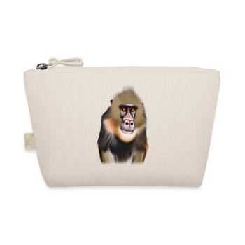 Mandrill Monkey - Organic Pouch - nature - Front