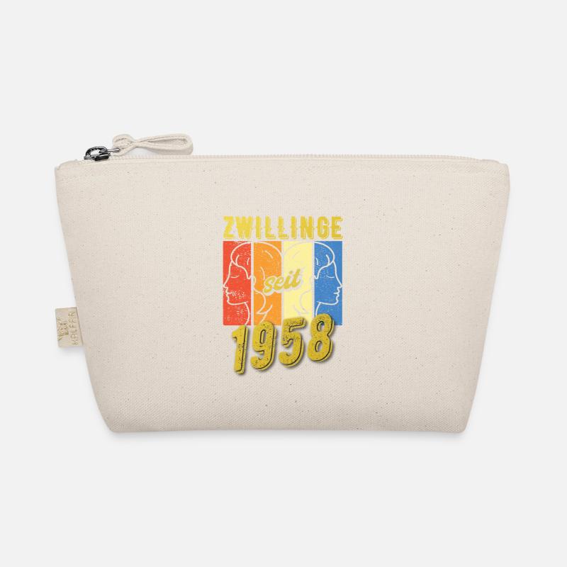 Zwillinge Sternzeichen 1958 Geschenk Bio-Täschchen