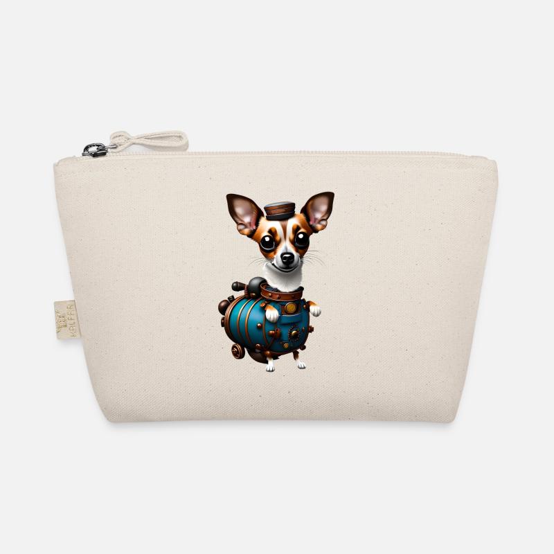 Steampunk Chihuahua Bio-Täschchen