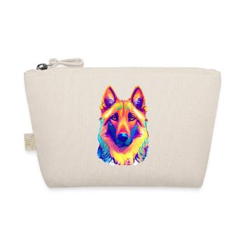 Hunde Hund Hundebesitzer Schäferhund Hundehalter - Bio-Täschchen - Natur - Vorne