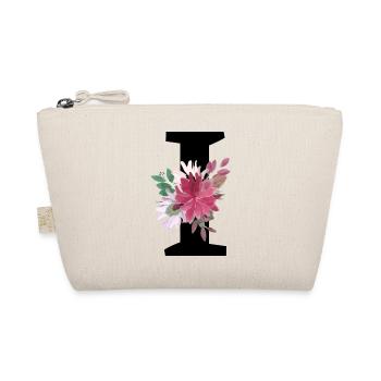 Blumenbuchstabe i - Bio-Täschchen - Natur - Vorne