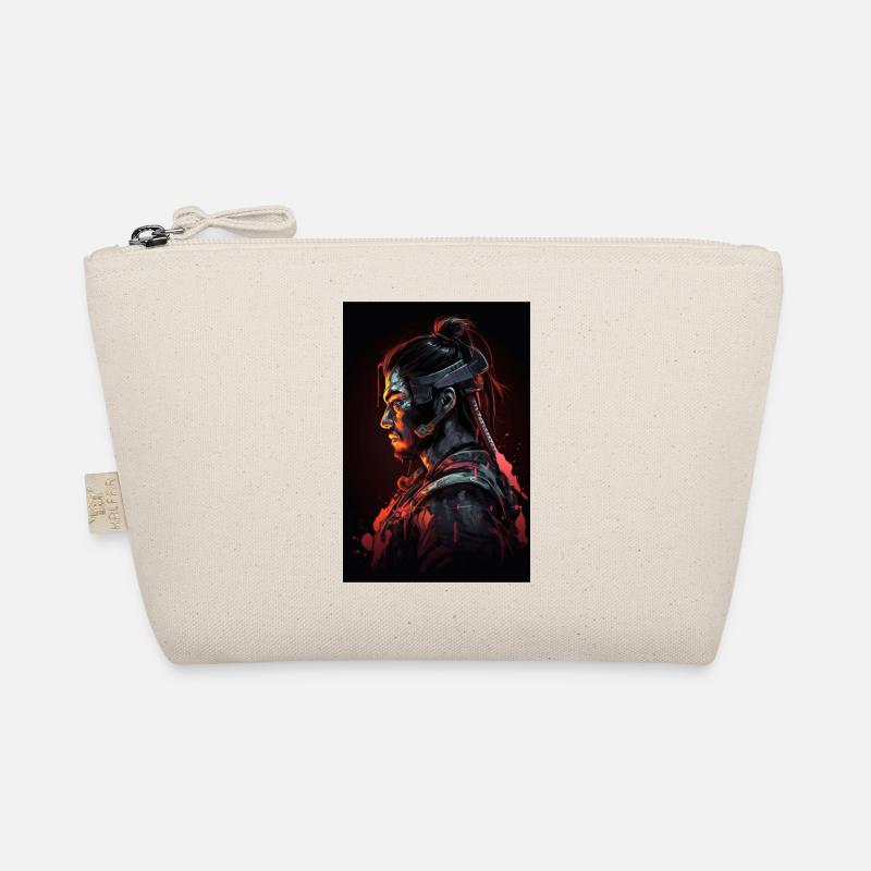 Neon Cyber Samurai Warrior #8 Bio-Täschchen