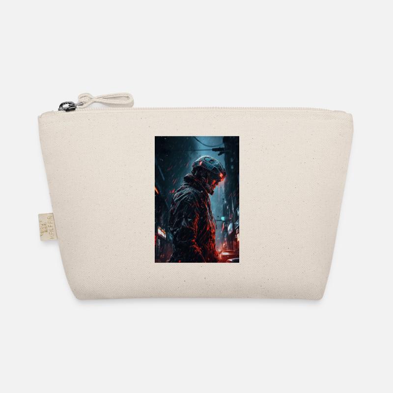 Neon Cyber Future Warrior #4 Bio-Täschchen