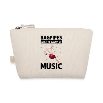 Bagpipes for bagpipe instructors and bagpipers - Organic Pouch - nature - Front