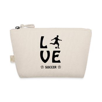 Fußball Soccer - Organic Pouch - nature - Front