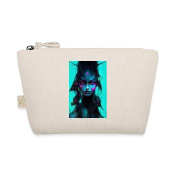 izup2u Abstract Anime Girl - Organic Pouch - nature - Front