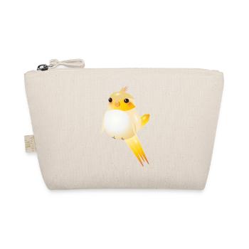 Canary rond dans le style kawaii - Trousse biologique - nature - Devant