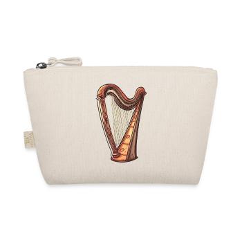 Harp in comic style - Organic Pouch - nature - Front