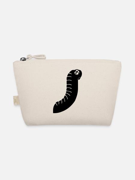 Monster Buchstabe J - Bio-Täschchen - Natur - Vorne