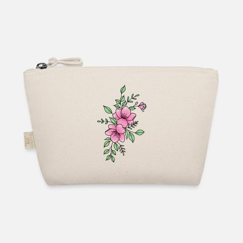 Rosa Prunus Mume Blume Bio-Täschchen