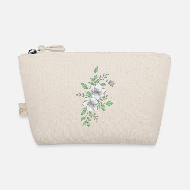 Fleur blanche et grise Trousse biologique